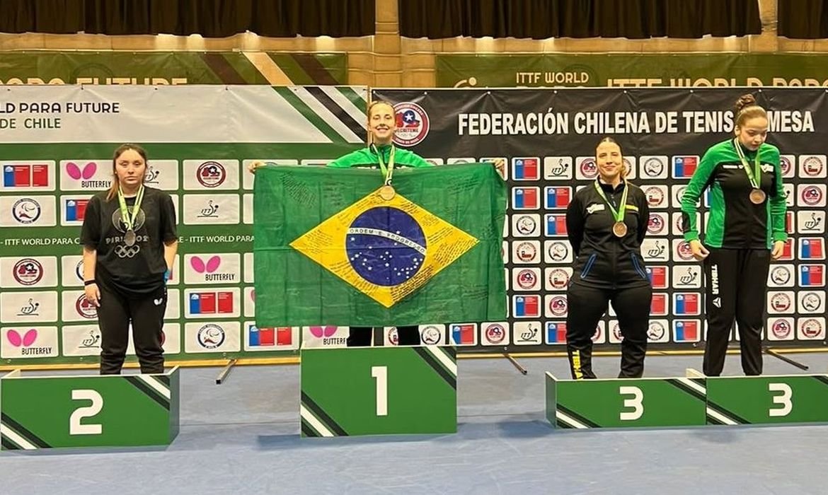 Brasil fatura 28 medalhas, 11 de ouro, no tênis de mesa paralímpico