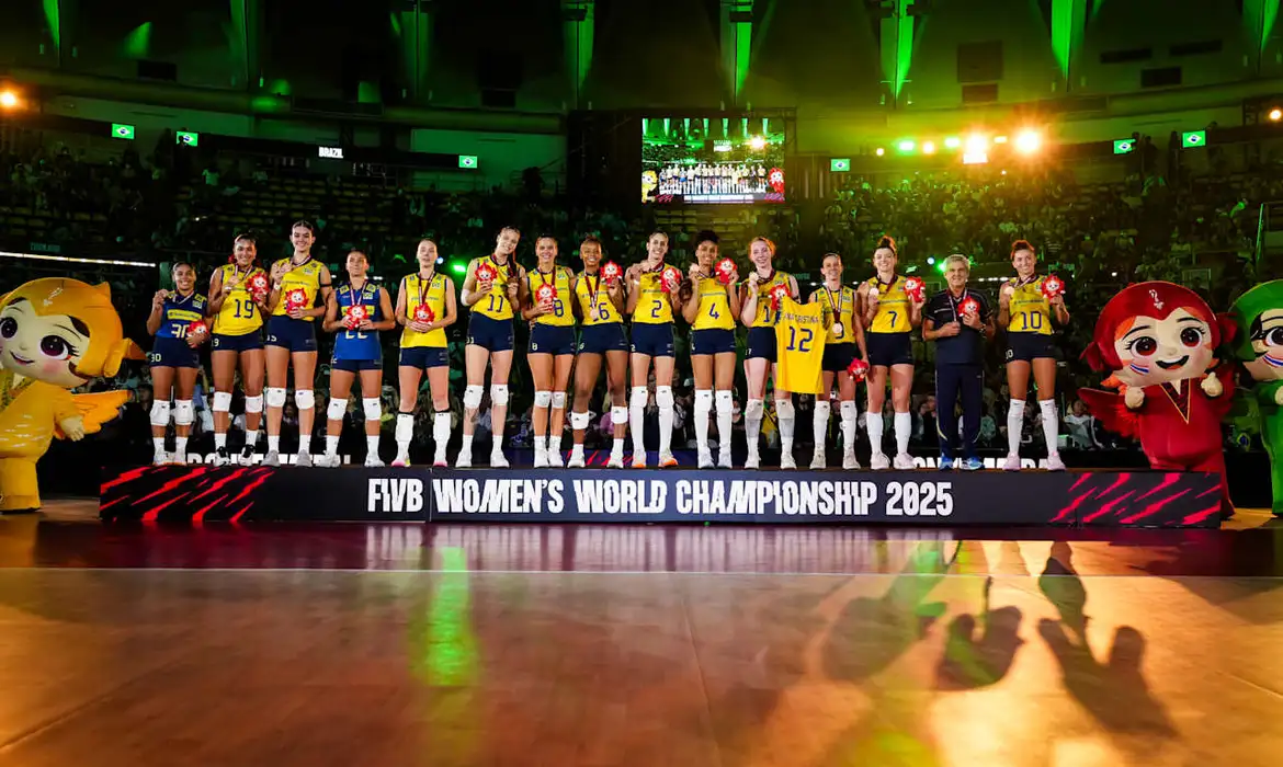 Brasil garante bronze no Campeonato Mundial de vôlei feminino